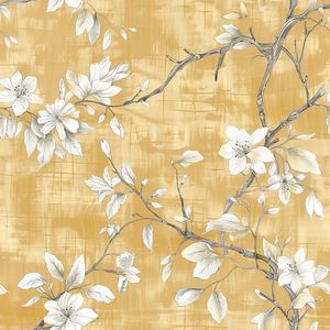Papier peint auto-adhésif épaissi style chinois motif branche d'<span class=keywords><strong>arbre</strong></span> pour mur de fond de chambre à coucher, idéal pour hôtels et maisons d'hôtes - Product Image 6