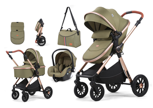 Kinderwagen Luxury Baby Stroller Pram 3 in 1 With Car Seat Poussette 3 En 1 <strong>Foldable</strong> Baby Carriage <strong>Buggy</strong> 3 in 1 - Product Image 5