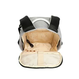 Bearky bolsa personalizada de fábrica de Nylon impermeable de 15 pulgadas <span class=keywords><strong>Anti</strong></span> robo conector USB portátil mochila - Product Image 2