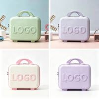 Valise miniature à thème ours de 14 pouces, élégante, portable, avec mot de passe, sac de bord, cadeau de mariage, rangement, étui à maquillage imperméable