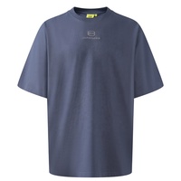 T-shirt Homme Streetwear 100% Coton Jersey Uni Grande Taille Design Uni Épaules Tombantes Haute Qualité Anti-Plis 270g