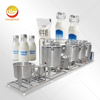 Ligne de production de lait pasteurisé de petite capacité de réservoir d'homogénéisateur de pasteurisateur d'acier inoxydable d'ORME