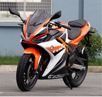 Moto à essence automatique haute performance 125cc pour adultes