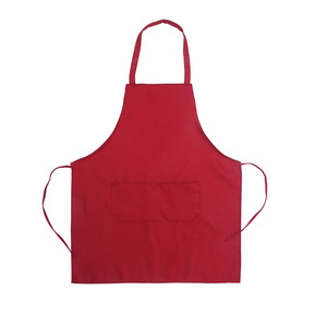 <span class=keywords><strong>Delantal</strong></span> de lana sin mangas con logotipo personalizado, <span class=keywords><strong>delantal</strong></span> de poliéster con cuello halter y estampado de color sólido para promoción personalizada - Product Image 2