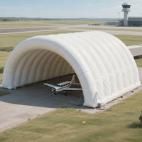 Dôme gonflable innovant, imperméable et coupe-vent, pour hangar d'aéroport, entrepôt, bâtiment, tente pour avion