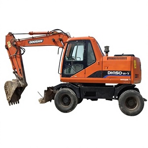 Excavadora de Ruedas Usada Doosan Dh150W, Modelo 2010, Peso Operativo 12600KG, Motor, Caja de Cambios, Bomba, en Venta - Product Image 1