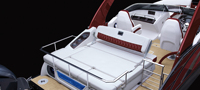 Kinocean 2025 Nouveau Bateau Ponton de Luxe en Aluminium de 27 Pieds avec Bimini Électrique à Vendre