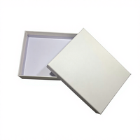 Lot de boîtes cadeaux de luxe auto-érectables avec couvercle orange et sac en papier kraft, prêtes à l'expédition, avec finition mate et gaufrage