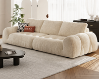 Canapés sur mesure, produits en série en usine. Canapés en tissu élégants et confortables, idéaux pour les salons, les clubs et les villas.