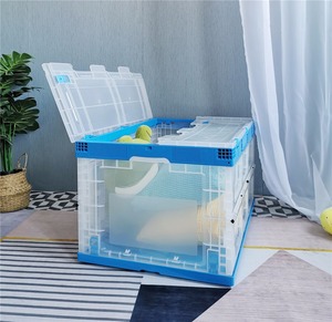 Lớn Rõ Ràng Nhựa Lưu Trữ Hộp Với Nắp Gấp Sortes Công Cụ Tote Container Container Cho Thực Phẩm Lưu Trữ Thùng Tổ Chức - Product Image 4