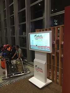 Tầng thường vụ Tactile Totem rotative màn hình cảm ứng <span class=keywords><strong>kiosk</strong></span> xoay - Product Image 4