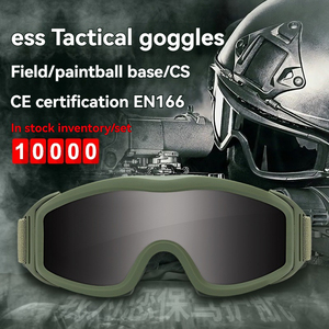 आउटडोर चश्मा एंटी-शॉक नाइट-विजन मोटोक्रॉस सामरिक गोगल विंडप्रूफ डुस्टप्रूफ शूटिंग मोटोक्रॉस मोटरसाइकिल चश्मा - Product Image 3