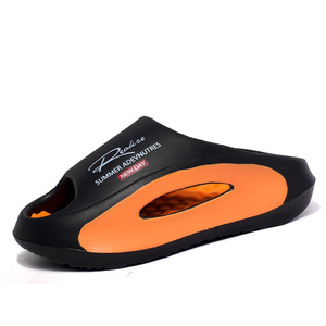 Nuevas sandalias deportivas de verano Eva con suela gruesa y elevada, antideslizantes, desodorantes, para hombre y mujer, de interior y exterior, de moda, de una sola tira, huecas - Product Image 5