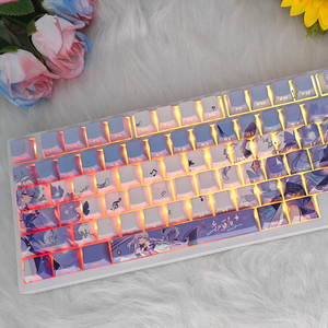 Juego de teclas de anime Robin, teclas PBT Cherry MOA, perfil inglés tailandés, teclas para juegos, accesorios para <span class=keywords><strong>teclado</strong></span> mecánico - Product Image 6