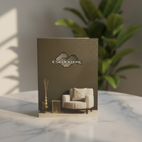 Dossiers de présentation professionnels en carton Fangda, impression personnalisée du logo, pochettes, finition brillante/mate