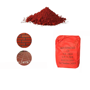 Sản xuất Trung Quốc tinh khiết sắt Oxit 130 Màu Đỏ sắc tố cho bê tông màu chủ hàng loạt - Product Image 1