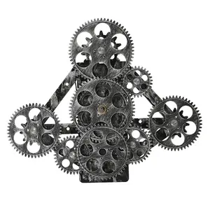 Phong cách Châu Âu Đồng hồ retro Đồng hồ trang trí sáng tạo thiết bị đồng hồ treo tường phong trào - Product Image 1