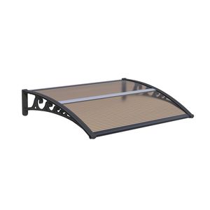 Taille personnalisée 60*100cm largement utilisé fenêtre <span class=keywords><strong>porte</strong></span> support en plastique polycarbonate solide feuille auvents pour la maison - Product Image 3