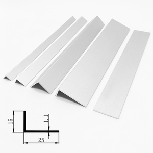 Haute qualité nouveau Design extérieur ange en aluminium brossé garniture murale échantillon gratuit garniture de carreaux de métal plinthe pour <span class=keywords><strong>appartement</strong></span> - Product Image 2