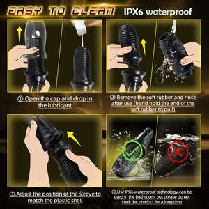 Automatische Mannelijke Masturbator Mannen Volwassen Seksspeeltje Orale Seks Speelgoed Machine Strelen Penis Handheld Mannelijke Masturbator <span class=keywords><strong>Cup</strong></span> Handheld Man - Product Image 6