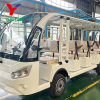 Bus électrique de tourisme de haute qualité, directement de l'usine, logo personnalisé OEM, prix bas pour les attractions touristiques