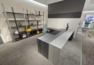 โต๊ะแบบเรียบง่ายทันสมัยสำหรับนักเรียนที่บ้านดีไซน์แผงไม้แบบแยกส่วนสำหรับห้องนอนโต๊ะหนังสือลิ้นชักสำหรับเขียนเป็นมิตรกับสิ่งแวดล้อมวอลนัท - Product Image 3