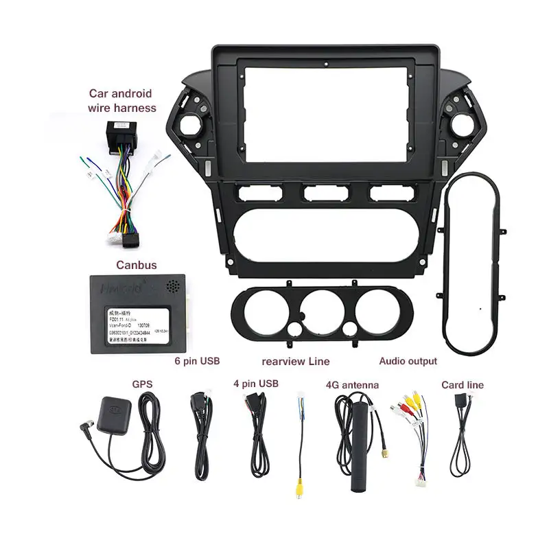 Aijia factory car Operating player entertainment system Frame For 2013 FORD Mondeo Semi-automatic car dashboard
