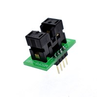 MSOP8 a DIP8 MCU prueba socket IC adaptador de programador, zócalo
