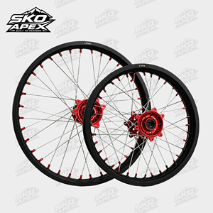 Jeu de roues <span class=keywords><strong>AX</strong></span> Sur-Ron Ultra Bee 21/18 pouces à rayons haute résistance, prêtes à l'emploi, pour une adhérence tout-terrain, pièce de rechange aftermarket - Product Image 4