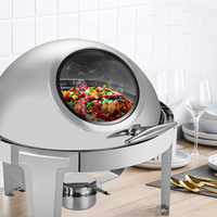 Goldener Hochzeits-Edelstahl-Hydraulik-Speisenwärmer für Buffets in Hotels und Restaurants
