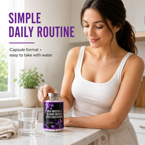Nouvelles capsules de vitamines prénatales naturelles Vitex Chasteberry Myo-Inositol Ratio pour le soutien de la fertilité et de l'immunité, personnalisables - Product Image 4