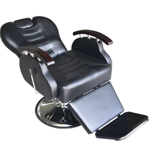 2026 DAOMENG Fauteuil de coiffure rétro inclinable et relevable, pour salon de coiffure et barbier, avec bac à shampoing intégré, direct usine - Product Image 4