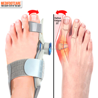 Pembatas Jari Kaki TPU Kelas Medis BARU, Penyangga Hallux Valgus, Penyangga Ortopedi yang Dapat Disesuaikan, Pelurus Jari Kaki Besar, Penyangga Bunion