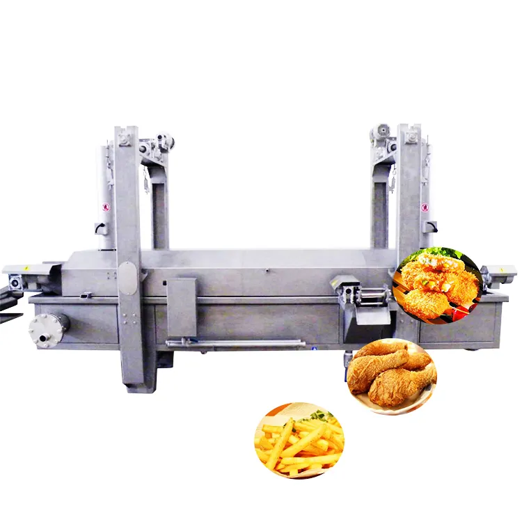 hot selling frying machine plantain chips frying machine continues fryer commercial for garlic