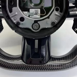 Volante de fibra de carbono para <span class=keywords><strong>Benz</strong></span> a C E S G V clase W205 W223 W213 W206 W211 W207 W222 W219 C63 A45 E43 S63 G500 G55 AMG GT - Product Image 6