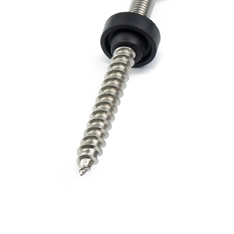 Stainless Steel Din912 Solar Hanger Bolt Solar Mounting T Bolt and Nut Hex Head Self Drilling Screw Wood Screw Solar Panel Screw · image 2