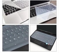 Couvre-clavier d'ordinateur portable universel imperméable, film protecteur en silicone, films transparents de 10/12/14/15,6 pouces pour ordinateur portable