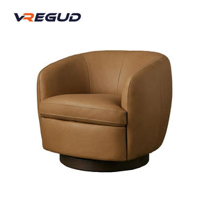 كراسي استلقاء حديثة بسيطة ومصممة مبتكرة من الجلد لغرفة المعيشة في الفندق ، استخدام غرفة النوم وتناول الطعام غير الرسمي - Product Image 1