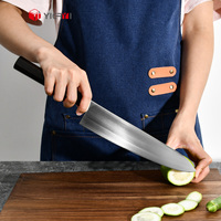 Cuchillo de Cocina Gyuto Japonés Superafilado Hecho a Mano en Acero en Polvo HAP40 Cuchillo de Chef con Vaina Saya de Madera