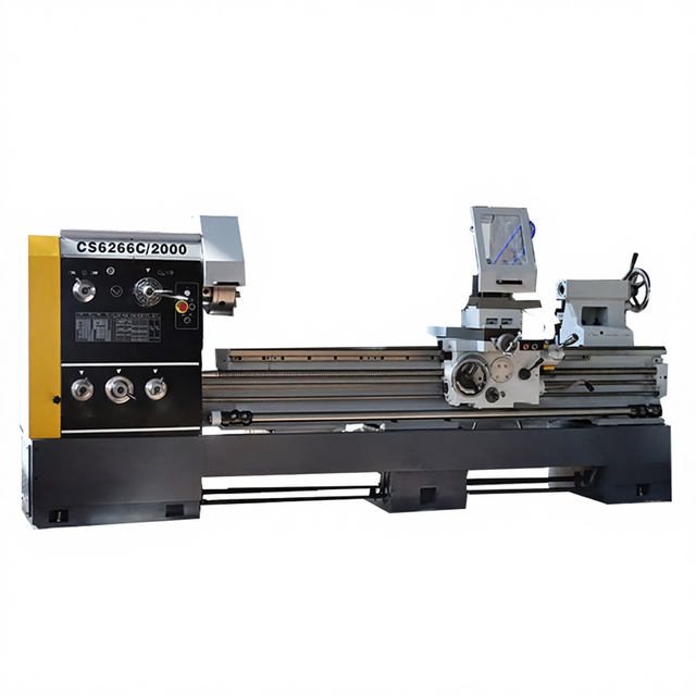 Horizontal Manual Lathe CS6266 Medium Duty Flat Bed Lathe Horizontal Metal Turning Lathe Machine