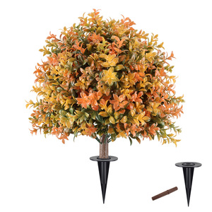 Plante artificielle d'extérieur pour décoration de cour, style à insérer au sol, en <span class=keywords><strong>buis</strong></span> vert, modè<span class=keywords><strong>le</strong></span> best-seller - Product Image 6