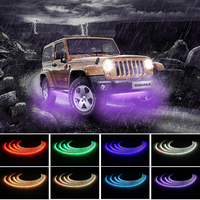 12V RGB LED Bande Voiture Underglow Lumières 36W Power Phone App & Télécommande Néon Lampe Châssis Lumière