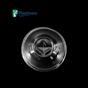 Plasticore bán buôn Chất lượng cao lạnh cup rPet phẳng có nắp đậy rõ ràng nhựa dùng một lần nắp - Product Image 6