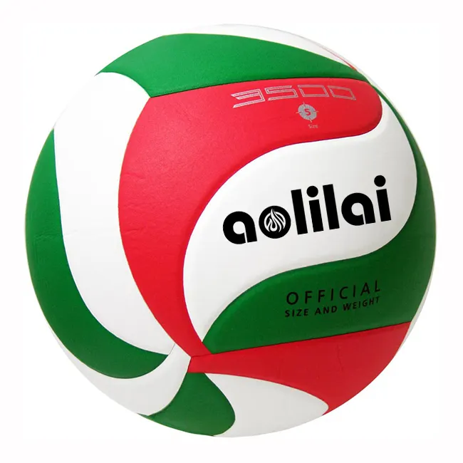 China Leverancier Officiële Gewicht Maat 5 Soft Pu Leather Touch Custom Indoor Volley Bal Training Match Volleybal