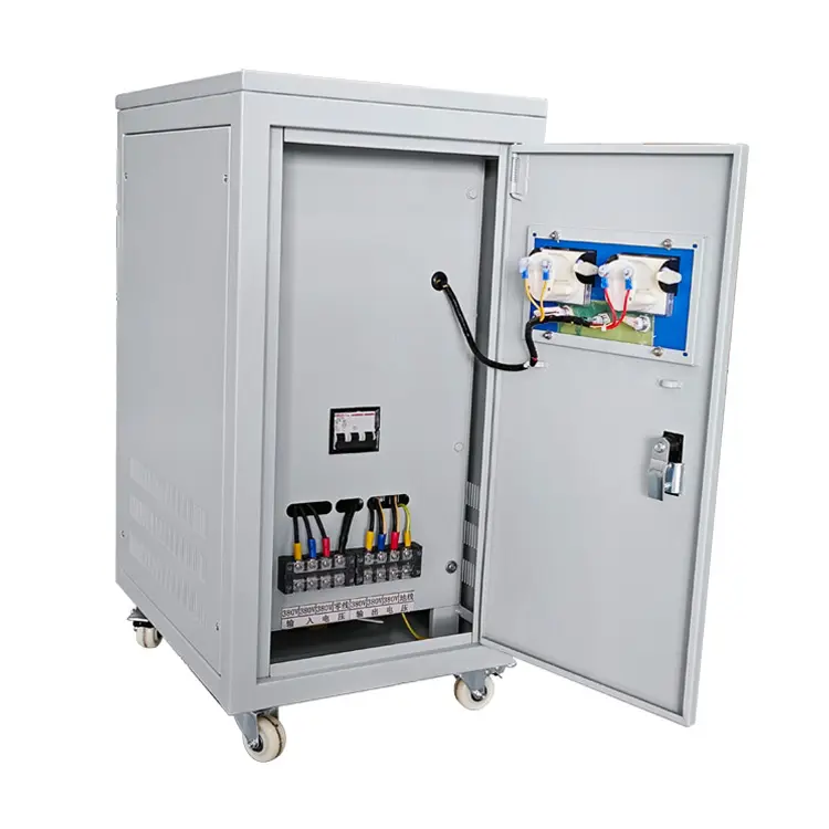 250kva Igbt Statische Spanningsstabilisator Intelligente Contactloze Ac Stabilisateur 380V Driefasige