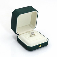 GR Boîte à bijoux professionnelle en velours de luxe personnalisée avec logo pour rangement de bagues, pendentifs, colliers et bracelets