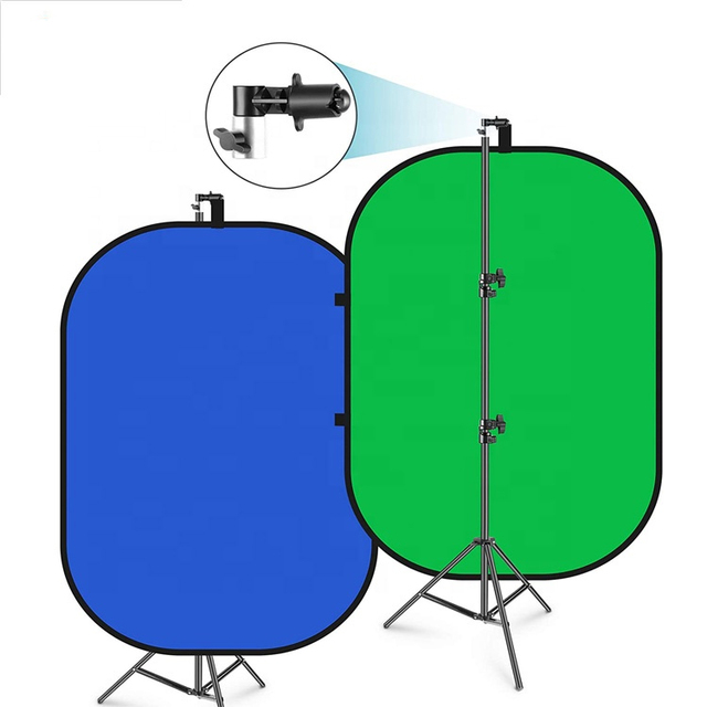 Indoor 1.5*2m Portable Video Green Screen Backdrop Background for Photography