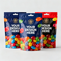 Sacs Doypack Personnalisés en Mylar avec Fermeture Éclair pour Aliments, Conception sur Mesure, Vente en Gros