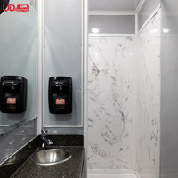Nouvelle unité de salle de bain mobile d'extérieur, toilettes portables, remorques sanitaires, remorque de douche