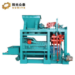 Macchina Automatica per la Produzione di Mattoni Qt4-25, Macchina Semi-Automatica per Blocchi Forati, Macchinario per Mattoni in Cemento Autobloccanti - Product Image 5